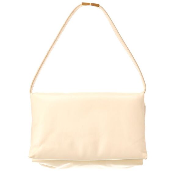 Marni Prisma Leather Shoulder Bag, White - Picture 1 of 4